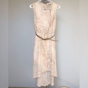 F21 printed dress with belt